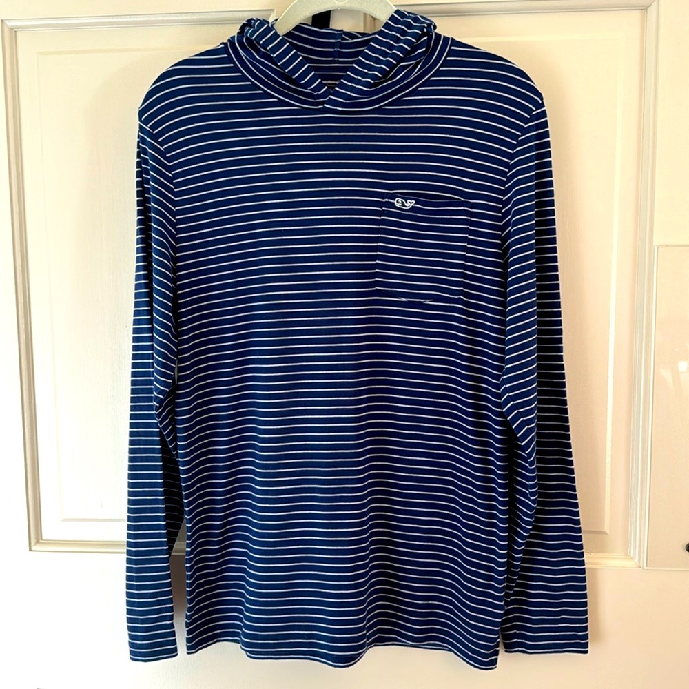 VINEYARD VINES EDGARTOWN WICKING STRETCH PULLOVER HOODIE youth Large